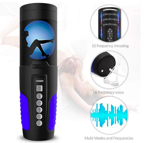 Máy thủ dâm Migyy Bond Girls rung thụt đa năng cao cấp nam